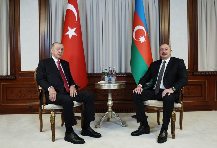 Cumhurbakan Erdoan ve Aliyev Nahvan'da grt 