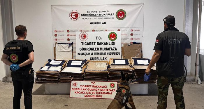 276 kilogram uyuturucu maddenin Trkiyeye girmesi engellendi