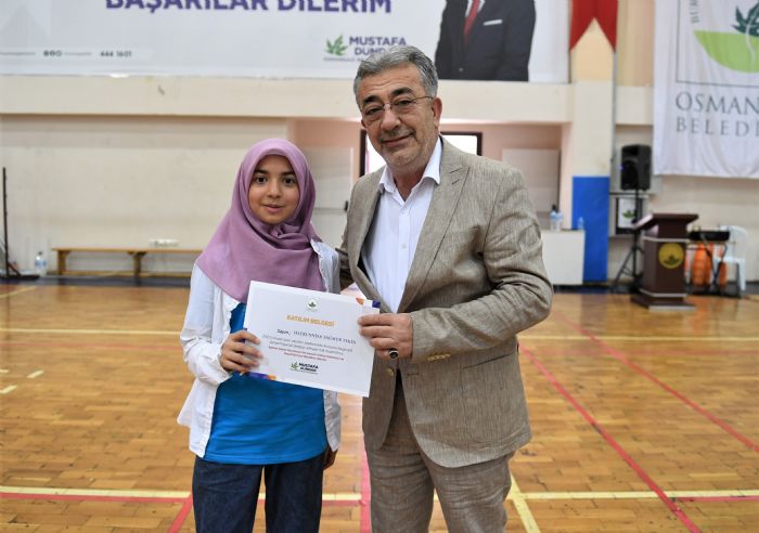 Minik judo ve taekwondocular sertifikalarn ald