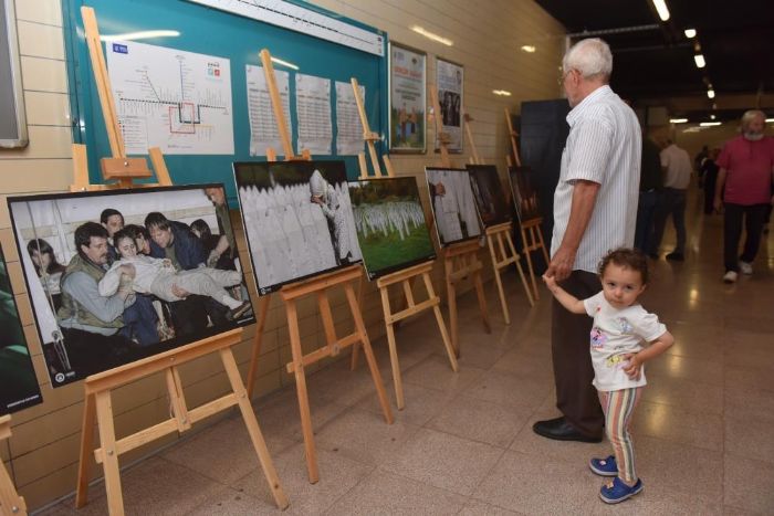 Yldrm'da Srebrenitsa soykrm fotoraf sergisi