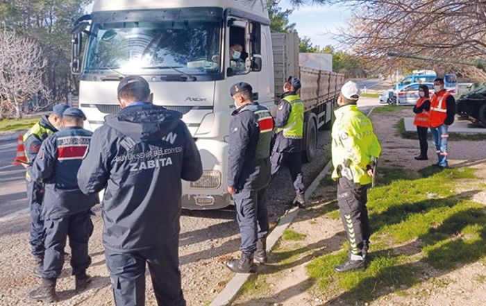 Mersin’de drone destekli trafik denetimi