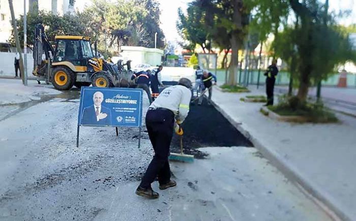 Akdeniz Belediyesi yol almalarna aralksz devam ediyor