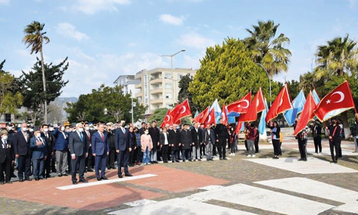 anakkale Zaferinin 107. yl Bozyazda trenle kutland