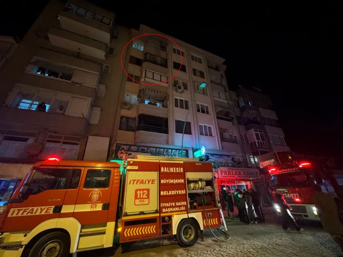 Erdek'te akmak gaz dolumu srasnda kan yangn sndrld