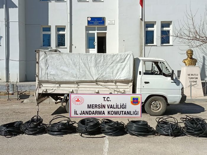 Anamurda kablo hrszl yapan 2 kii tutukland