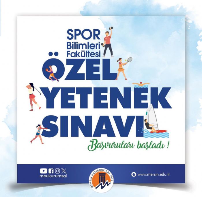 ME Spor Bilimleri Fakltesi zel Yetenek Snav bavurular balad