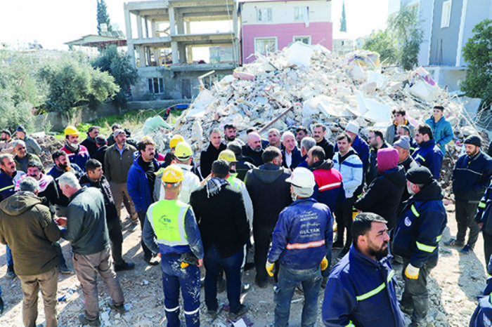 Gltak, deprem blgesinde