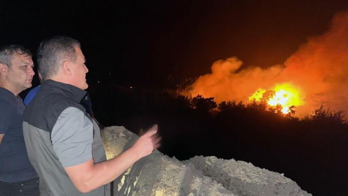 Milas'taki yangn ilerliyor, bir mahalle boaltlacak