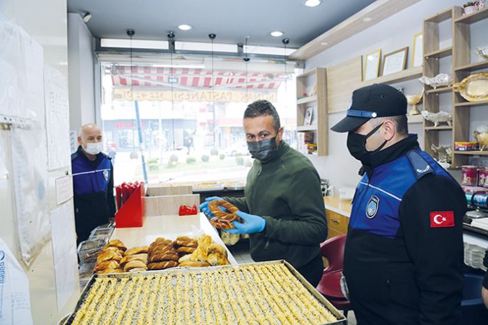 Toroslar zabtasndan frnlarda gramaj ve fiyat tarifesi denetimi