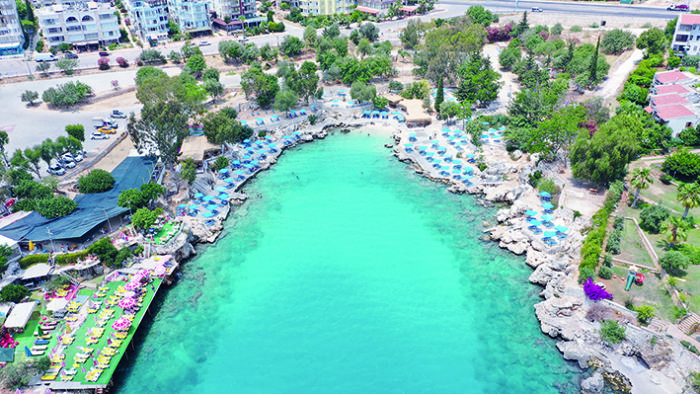 Mersin plajlar sezona hazr