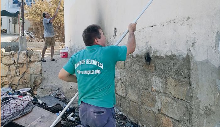 Anamur Belediyesinden, Aydnck yangnnda etkilenenlere destek