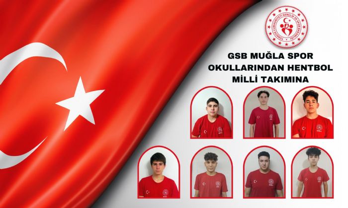 Muladan U15 Hentbol Milli takm kampna 7 sporcu arld