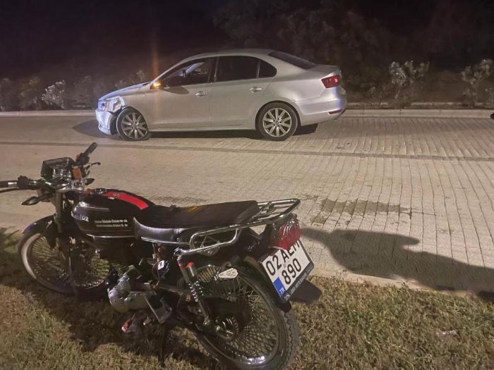 Manavgat'ta motosiklet kazas