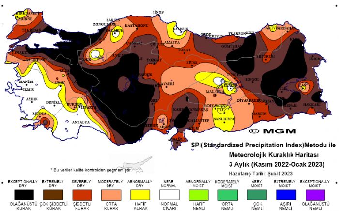 MERSNDE G ALARMINDAN SONRA  KURAKLIK ALARMI