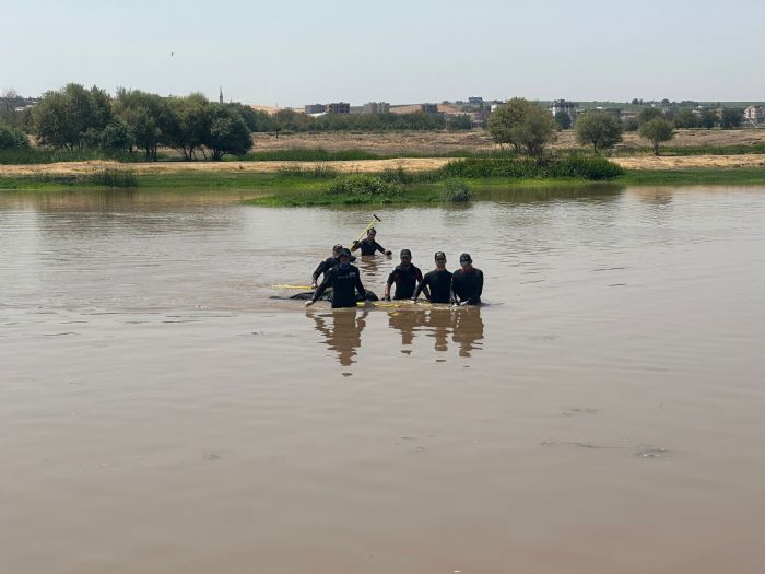 Dicle Nehri’nde kaybolan ahsn cesedi 35 saat sonra bulundu