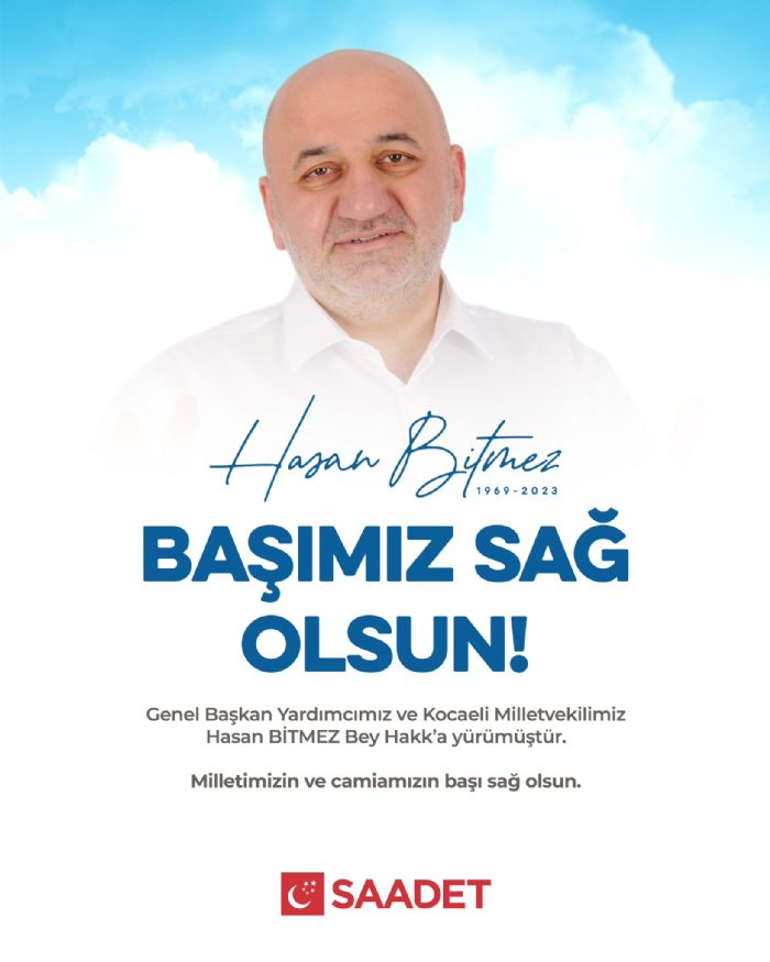 Mersin Saadet Partisinden basal mesaj