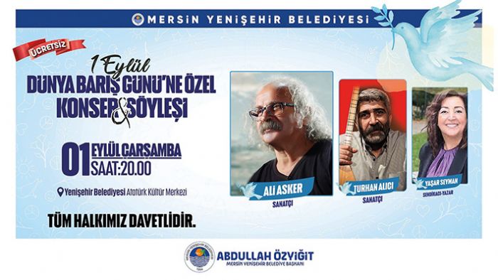 Yeniehirde Dnya Bar Gnne zel konser ve sylei