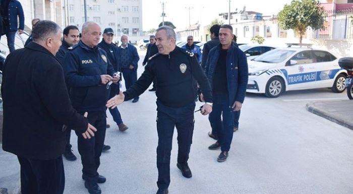 Tarsus Emniyet Mdr Ebubekir Fil muhtarlarla bir araya geldi