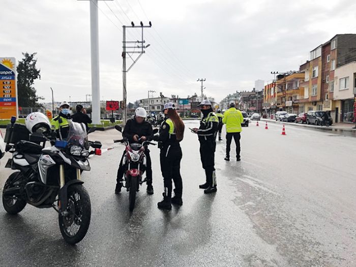 Mersin’de motosiklet denetimleri artrld