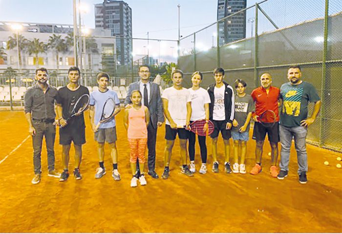 Demir, TOHM Tenis sporcular ile bir araya geldi