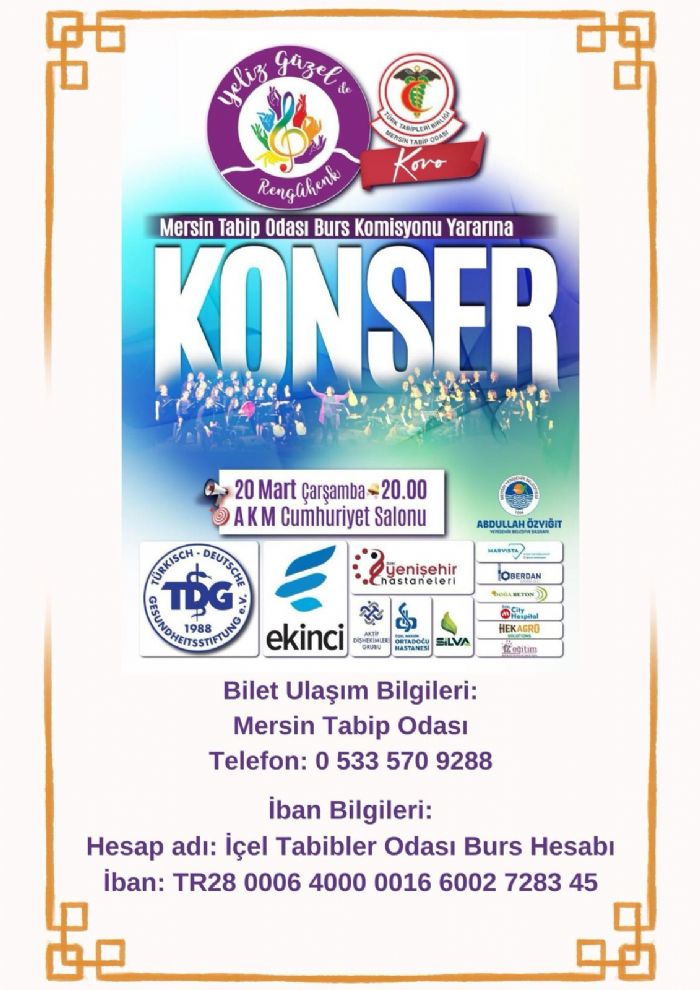 Konserin geliri bursa dnecek