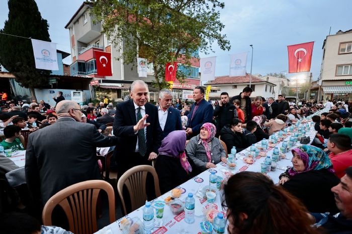 Denizli Bykehrin gnl sofras Sevindikte kuruldu