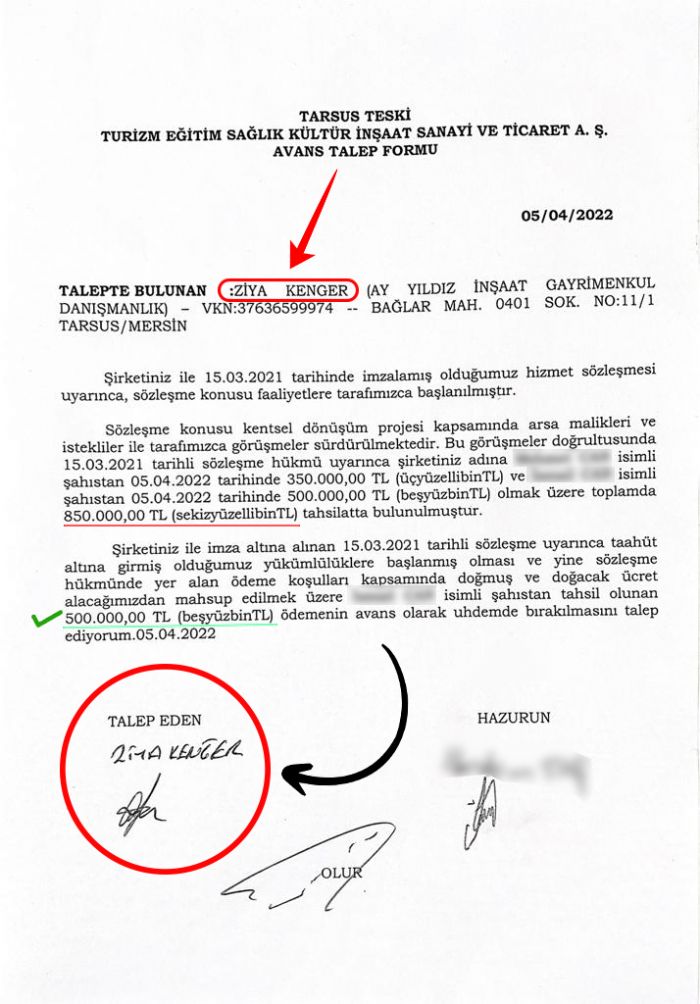 smetpaa Mahallesi iin TESK ile yklenici firma arasndaki szleme feshedildi