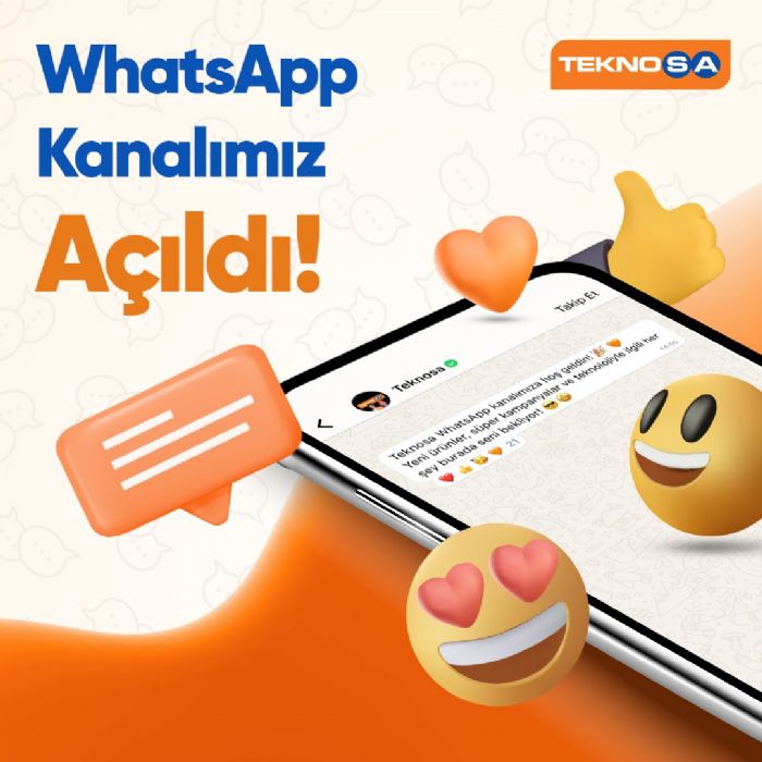 Teknosa, WhatsApp kanaln at