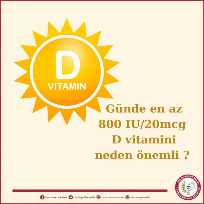 D vitamininin insan vcudu iin hayati nemi 