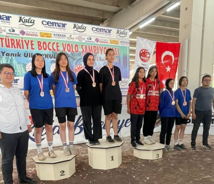 Mersinli sporcular dereceye girdi