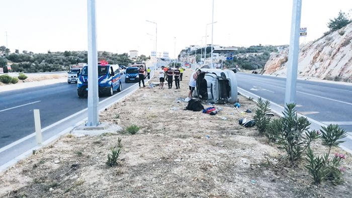 Mersin’de trafik kazas: 1’i ar 4 yaral