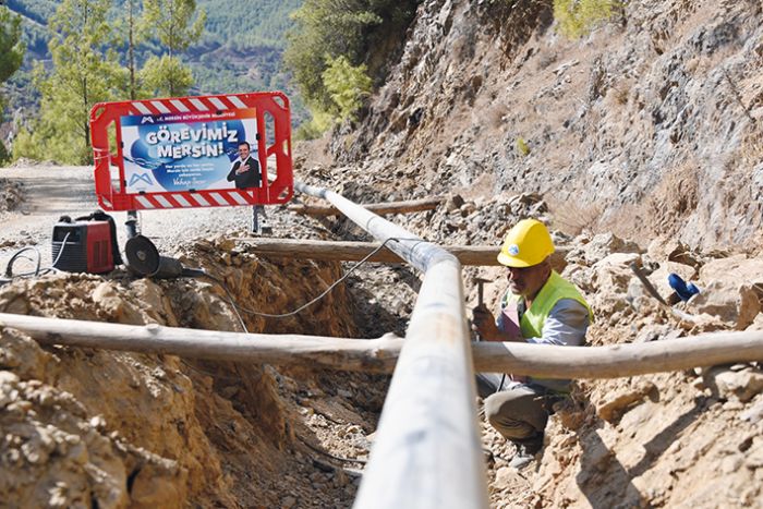 MESK, Saraa Mahallesini kesintisiz ime suyuna kavuturuyor