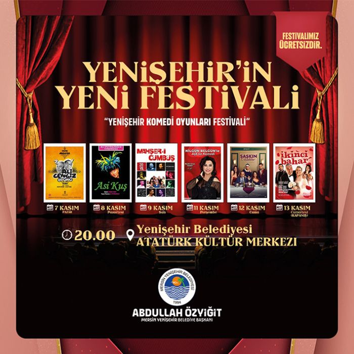 Yeniehir Komedi Oyunlar Festivali balyor