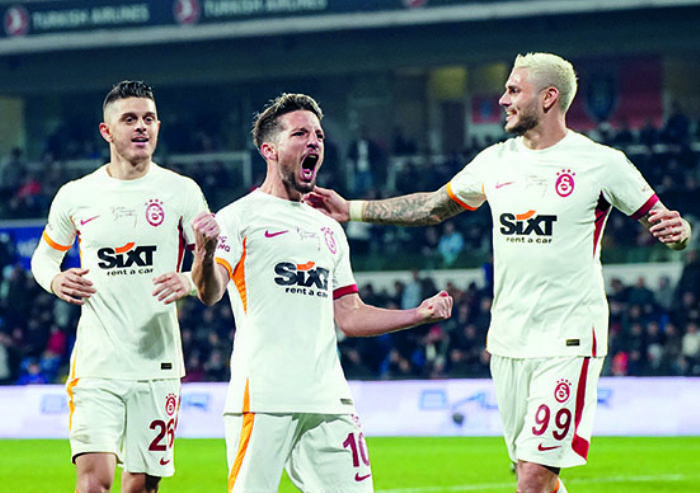 Spor Toto Sper Lig: Medipol Baakehir: 0 - Galatasaray: 7 (Ma sonucu)  