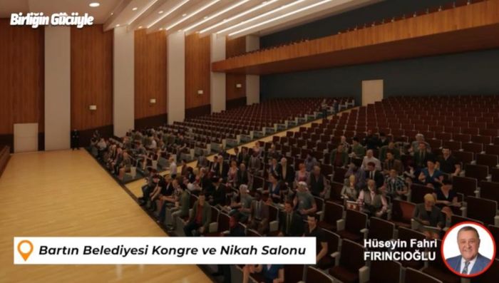 Bartn'a modern bir kongre ve nikah salonu