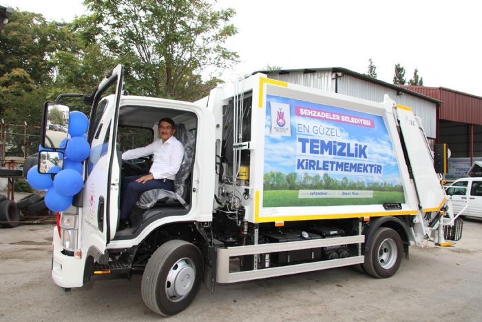 ehzadeler Belediyesi temizlik filosuna takviye yapt