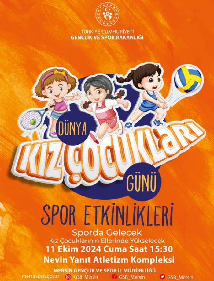 Sporda gelecek kz ocuklarnn elinde ykselecek