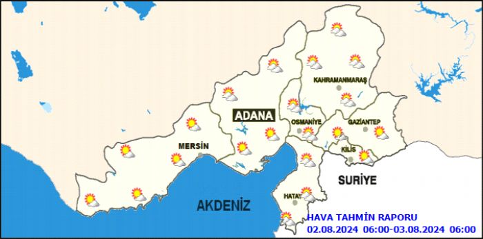 Mersin hava durumu