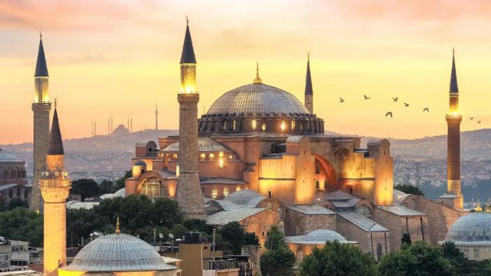 Ak Partili belediyeler Gazze iin Ayasofya'da bulutu