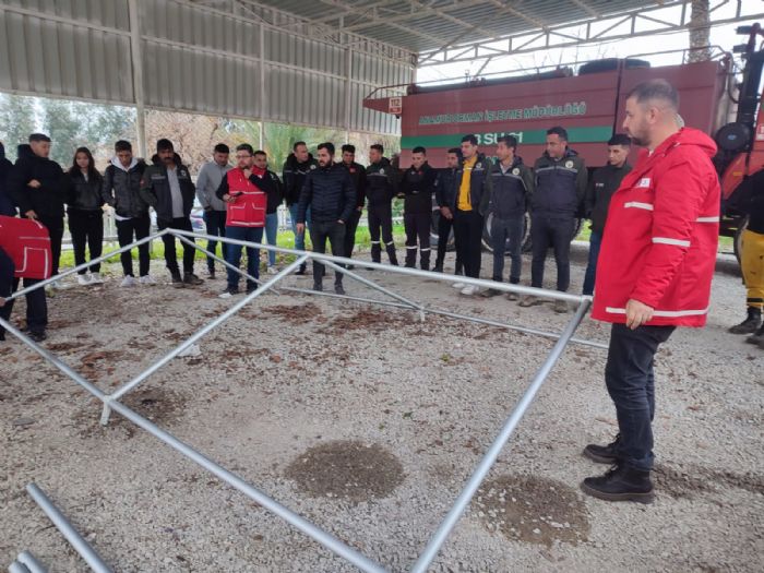 Anamur'da AFAD mdahale eitimi dzenlendi