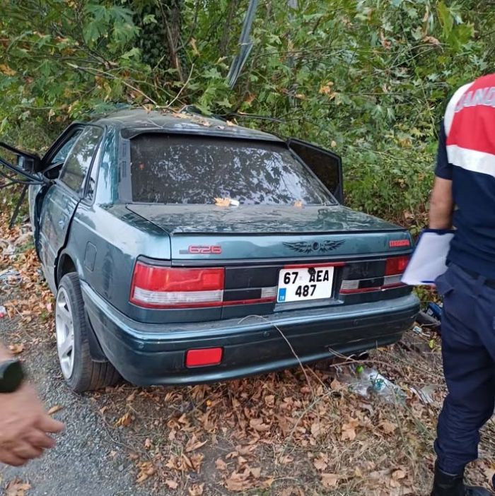 Devrekte trafik kazasnda biri ar iki kii yaraland