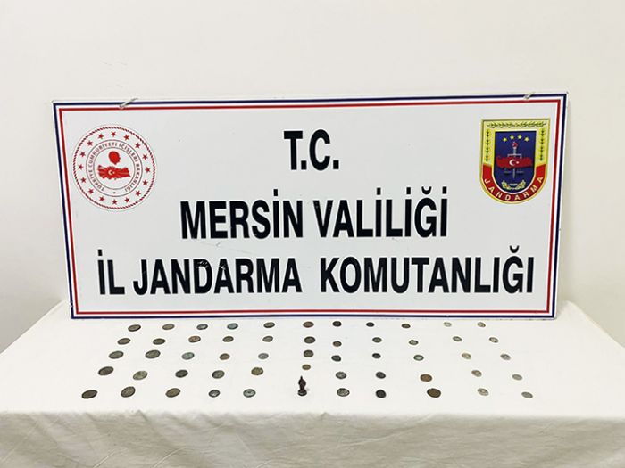 Mersin’de tarihi eserleri satmaya alan pheli sust yakaland