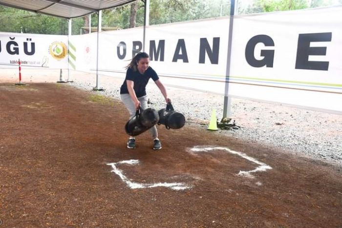 Orman muhafaza memur adaylarna Survivor gibi snav 