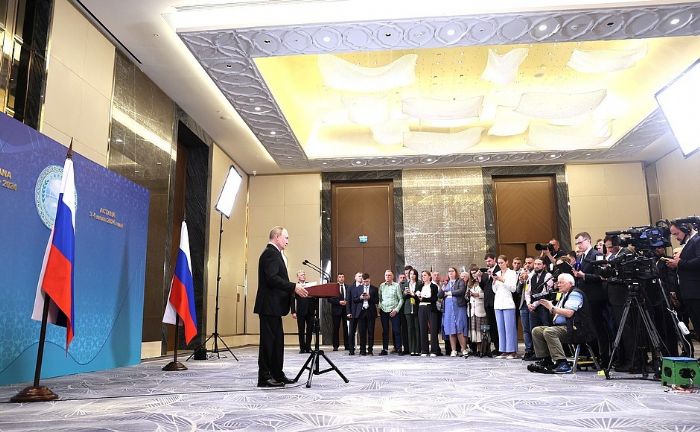 Putin: Cumhurbakan Erdoan'n siyasi iradesi uluslararas bara katk sunuyor