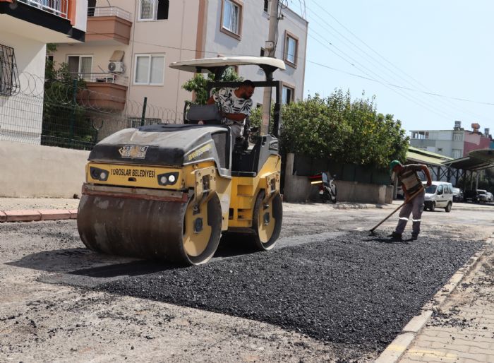 Toroslarda yol yenileme almalar sryor