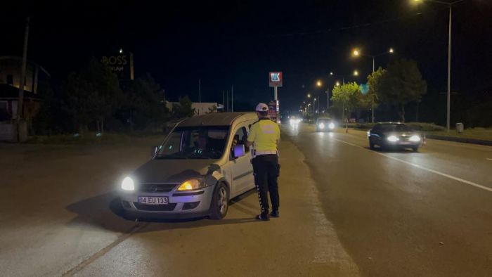 Bolu giriindeki uygulamada aralar denetlendi