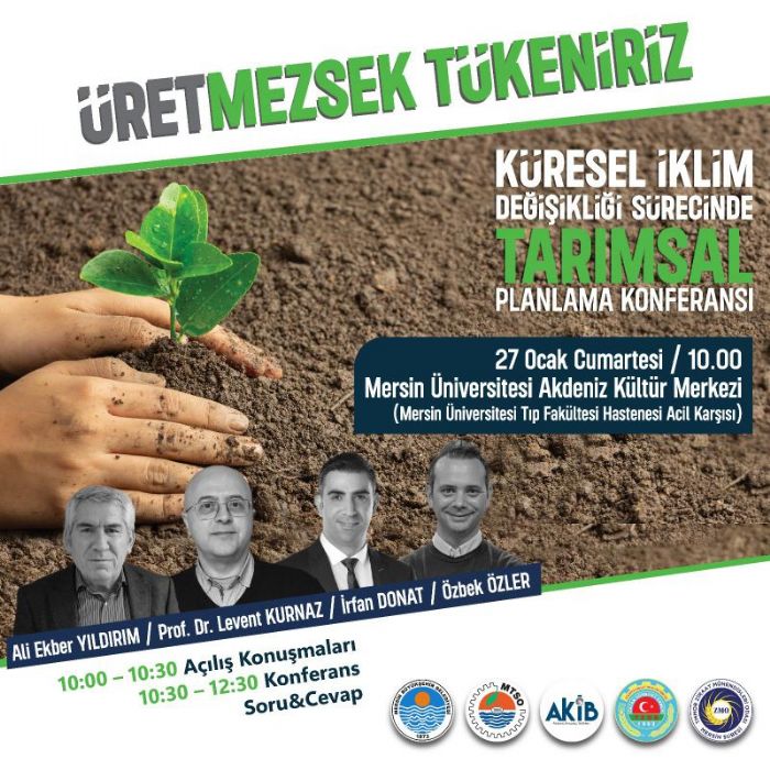 Mersin tarmnn gelecei bu konferansta konuulacak