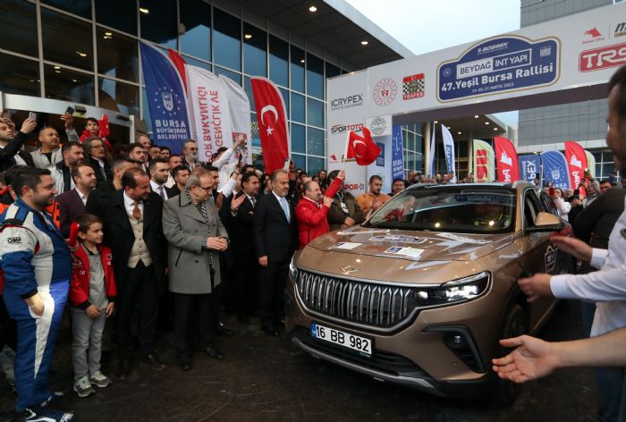 Yeil Bursa Rallisi Togg ile start ald