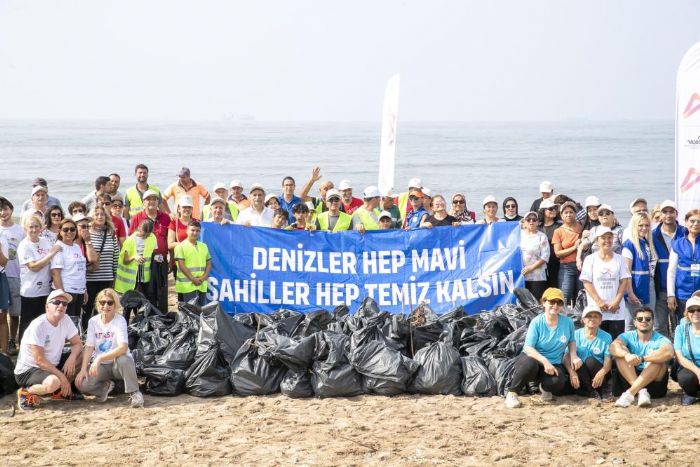 Bykehir Belediyesinden Anamurdan Akdenize sahil temizlii