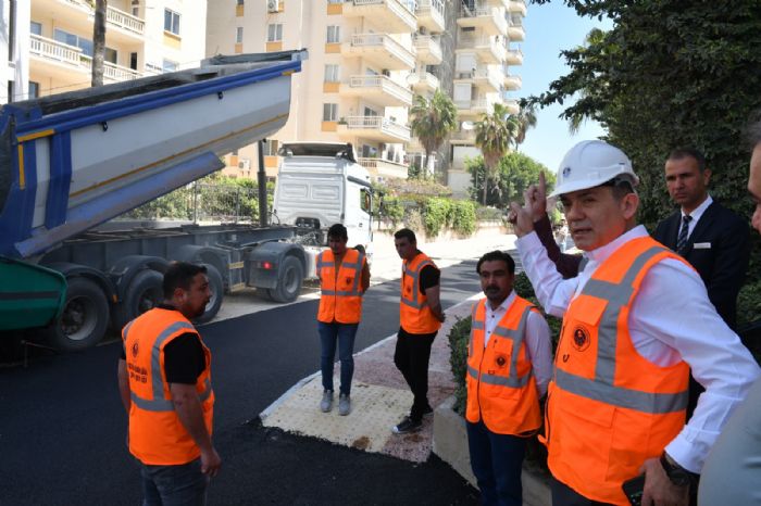 Yeniehir Belediye Bakan Abdullah zyiit, Yol Yapm almalarn Yerinde nceledi